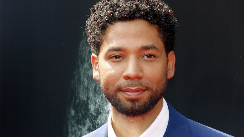 Jussie Smollett on red carpet