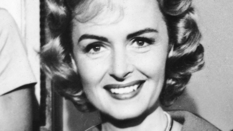 Portrait of Donna Reed smiling