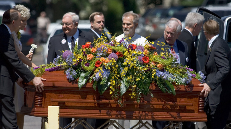 George Tiller's coffin