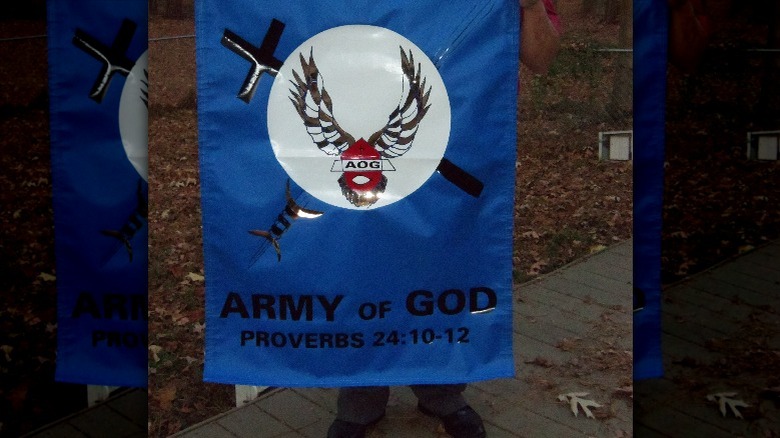 Army of God banner
