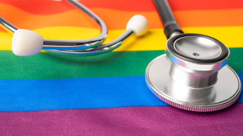 pride rainbow stethoscope 