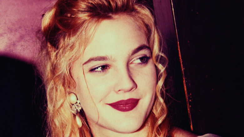 a young Drew Barrymore