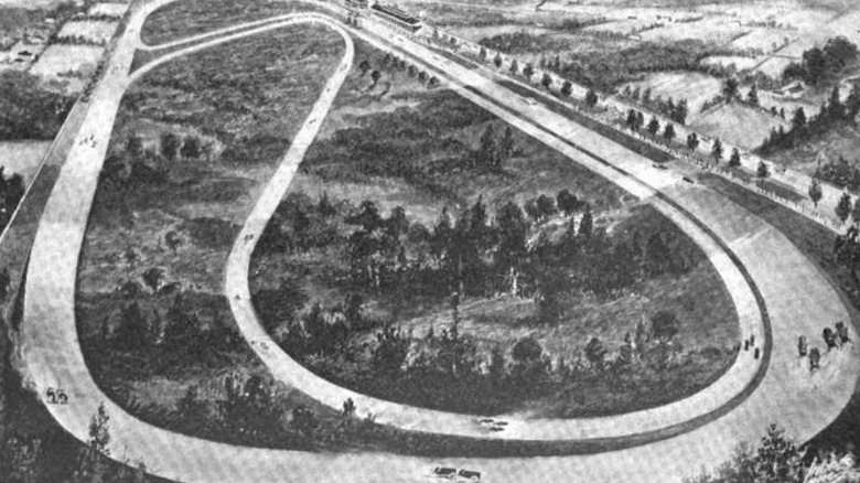 original plans for the Indy Speedway