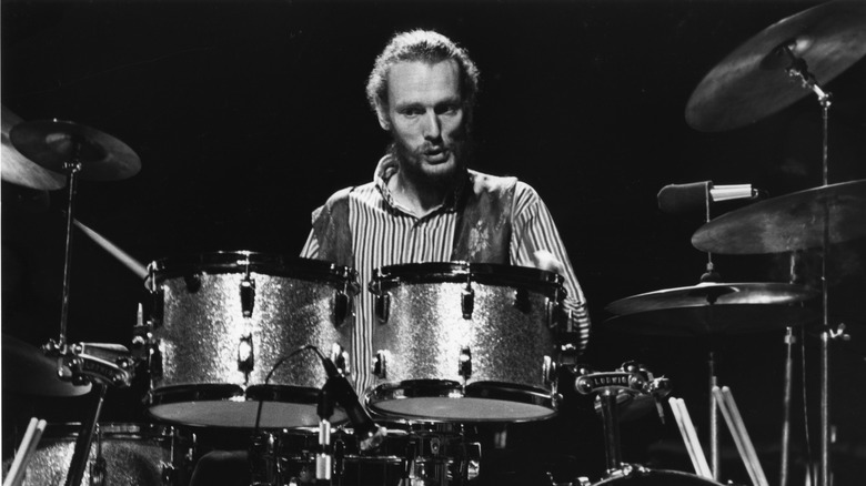 Ginger Baker of Cream playing the drums