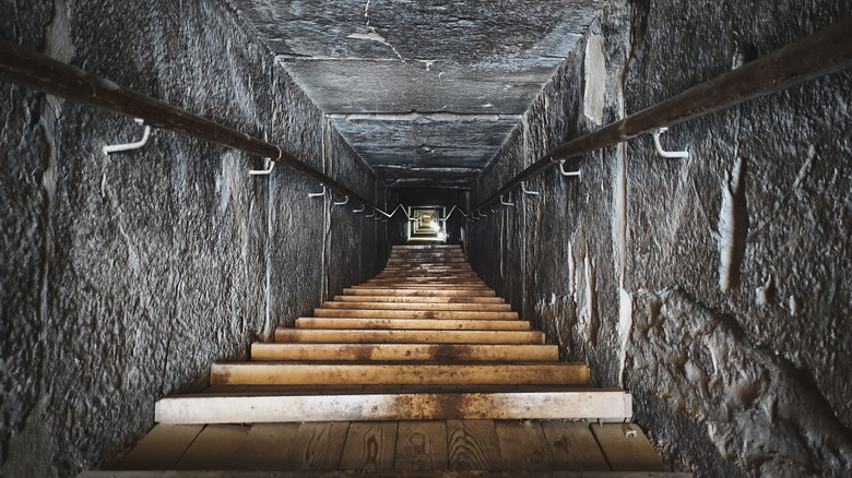 passageway into egyptian tomb