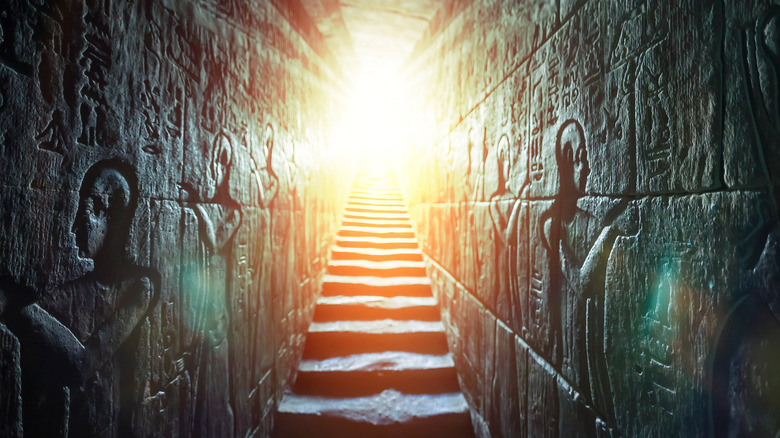Egyptian gateway into brightness