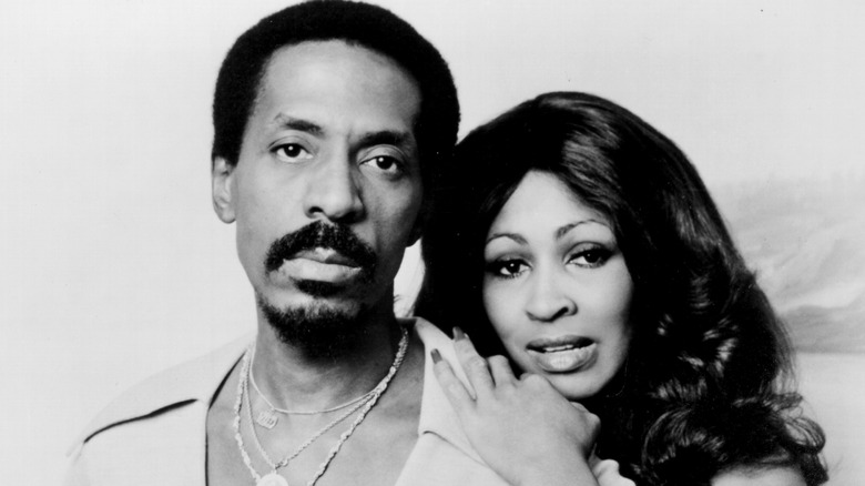 Ike and Tina Turner looking sullen together
