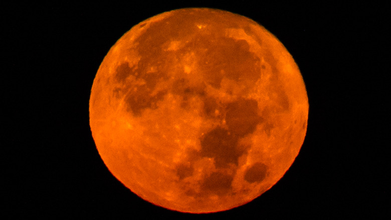 The red moon