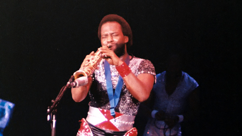 Andrew Woolfolk onstage