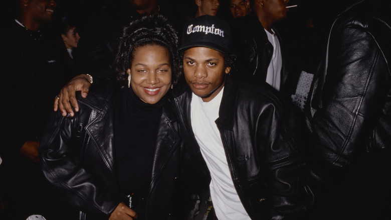 Eazy-E embraces Michel'le