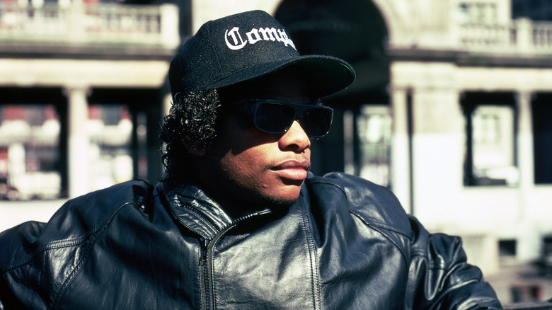Eazy-E posing in a portrait