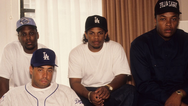 N.W.A. posing for a portrait