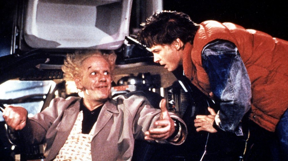 Christopher Lloyd and Michael J. Fox, 1985