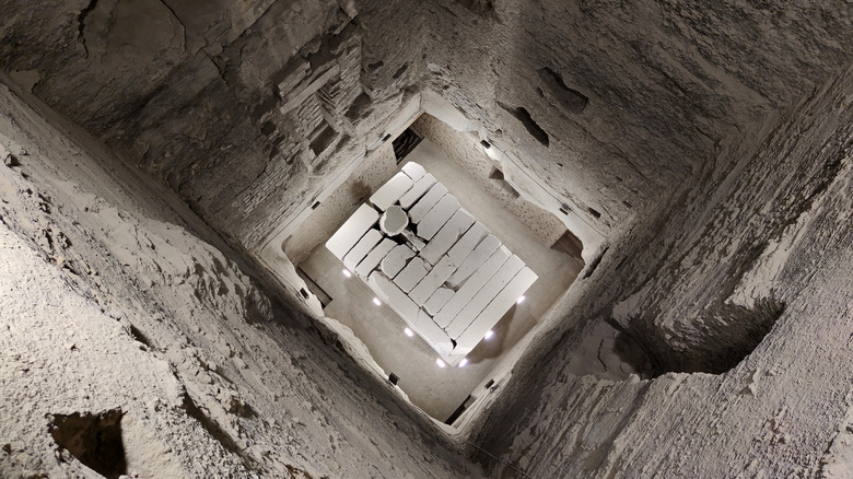 Crypt beneath Djoser's pyramid