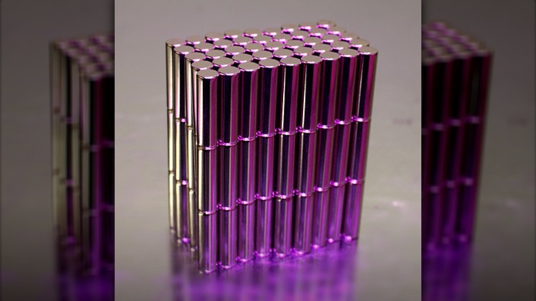 stack of rare earth magnets