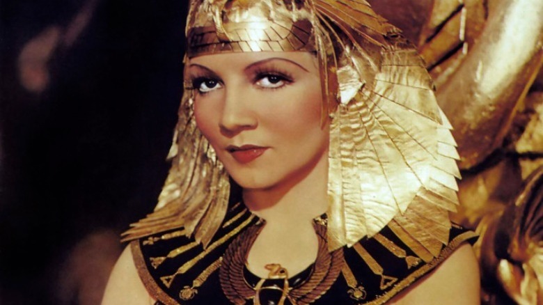 Claudette Colbert as Cleopatra 
