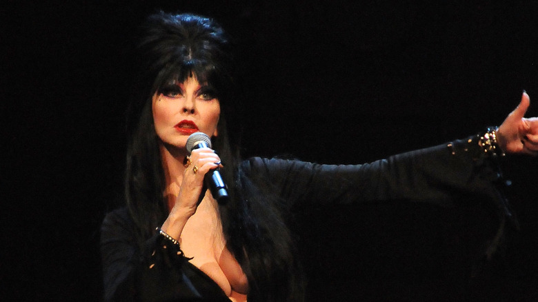 cassandra peterson elvira microphone