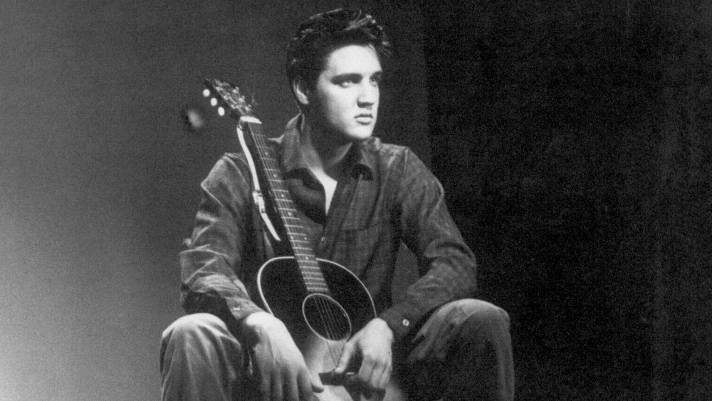 Elvis and guitar