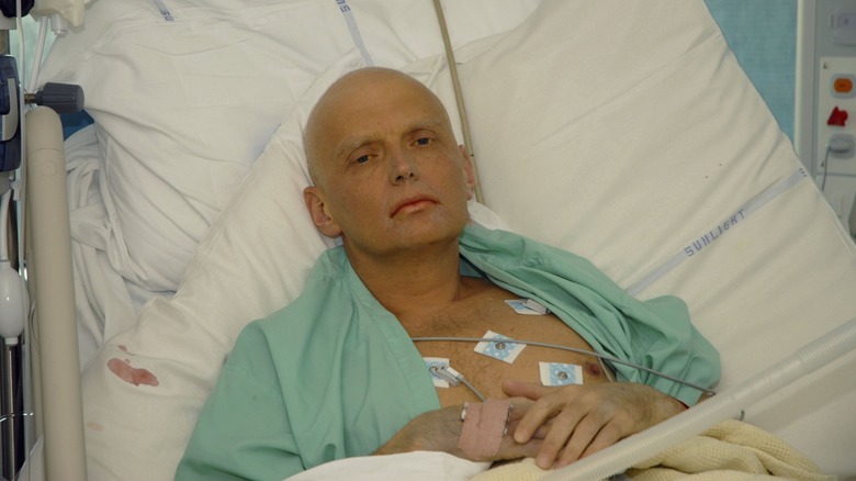 Alexander Litvinenko in hospital bed