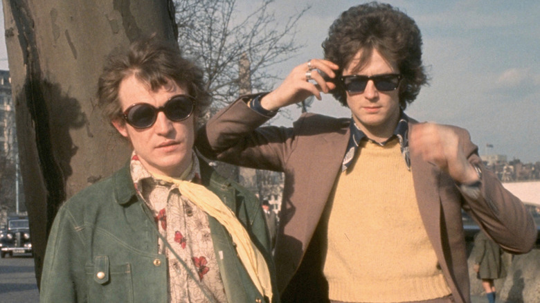 Jack Bruce and Eric Clapton in sunglasses in Cream publicity photo
