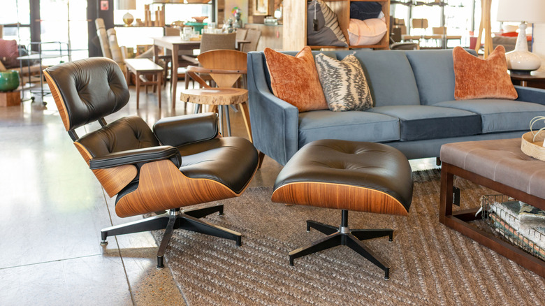 Eams chair in show room
