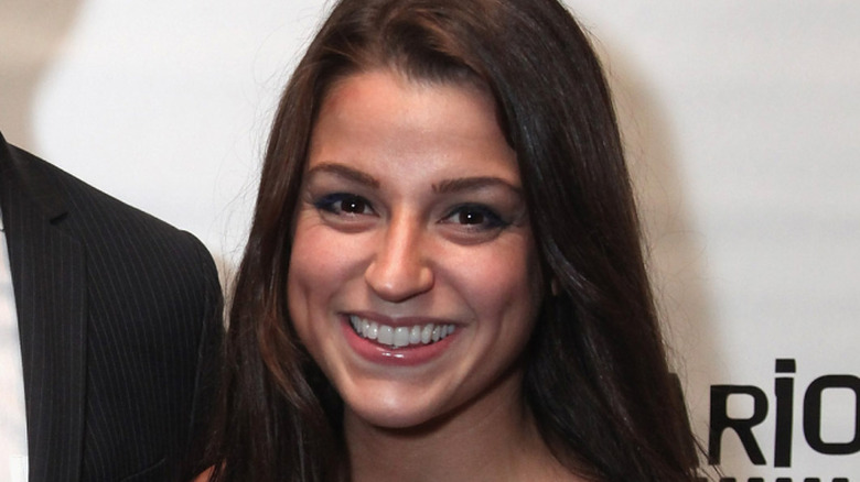 Jill Rudnitzky as an adult at a film premiere