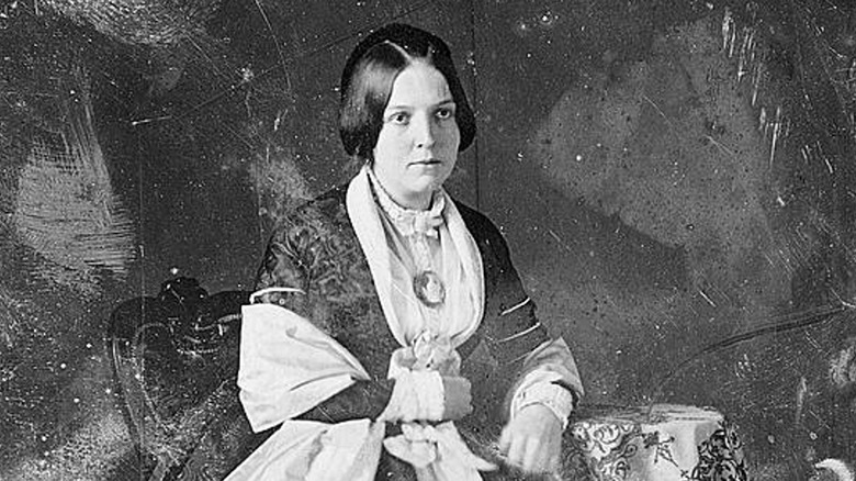 Daguerreotype believed to be of Augusta Adams Tabb Walker