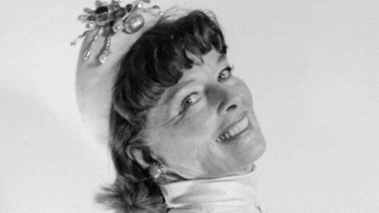 Katharine Hepburn looking at the camera 1960s