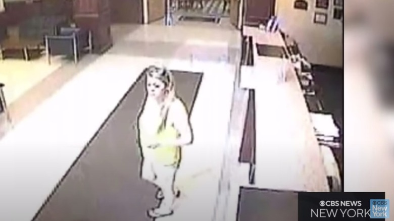 Megan Waterman hotel lobby security camera footage