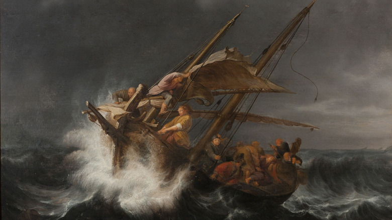 storm on the sea of galilee