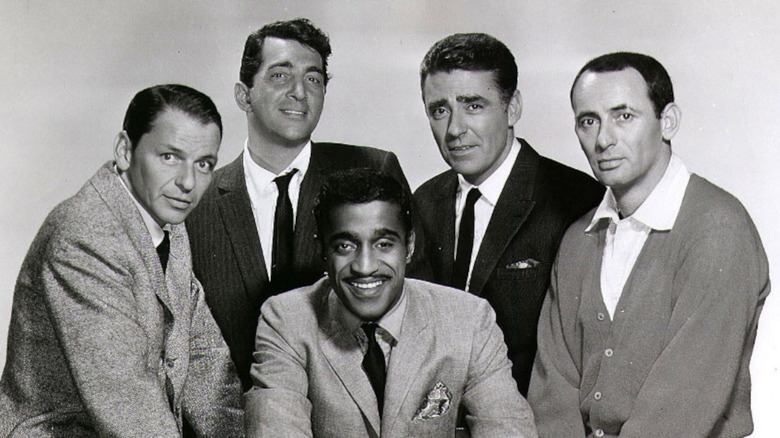 The "Rat Pack" posing for a photo