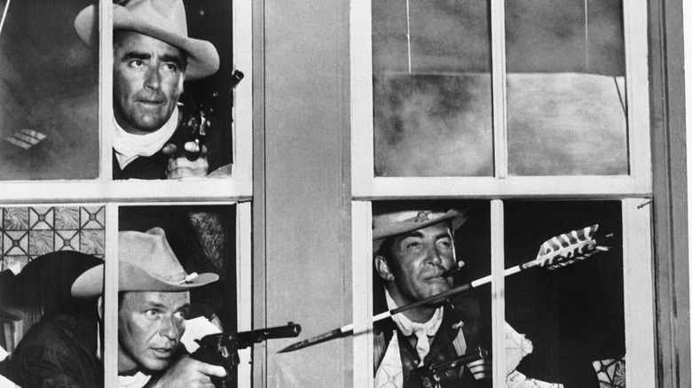 Frank Sinatra, Peter Lawford, and Dean Martin in "Sergeants 3"