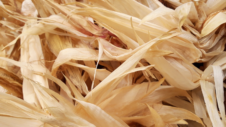 Pile of cornhusks