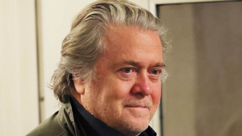 Steve Bannon smirking
