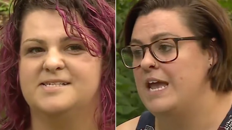 Mariah and Leah Day speaking to Fox 2