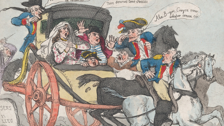 marie antoinette running away