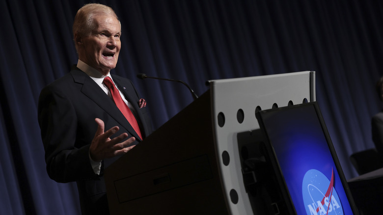 Bill Nelson of NASA press briefing