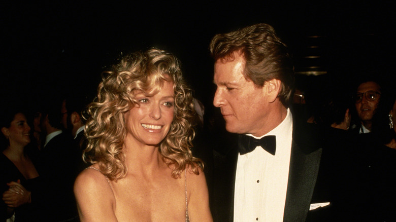 Farrah Fawcett and Ryan O'Neal 