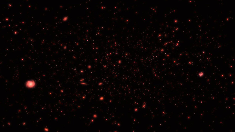 Artist's impression of the early Universe.