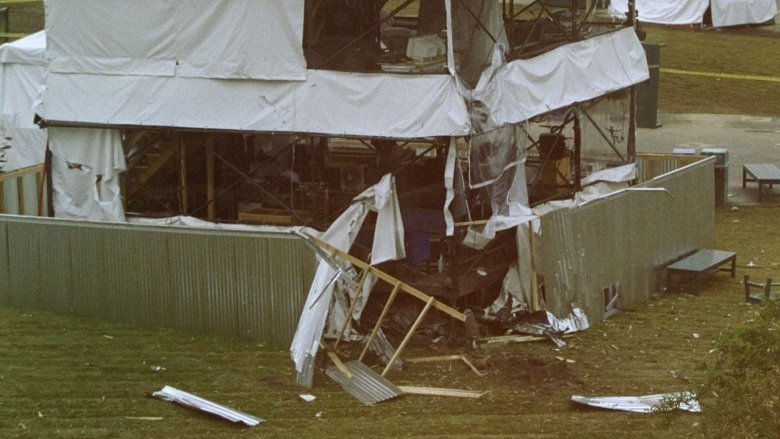 bomb site, Olympic Park