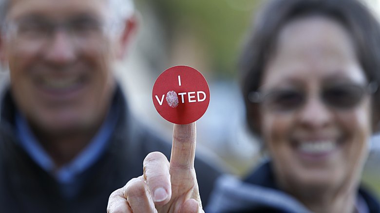 I Voted sticker