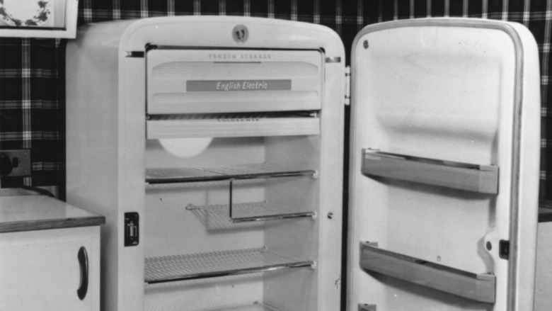 Old-fashioned refrigerator