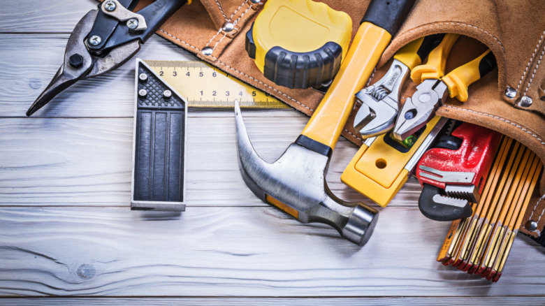 Tools in a tool belt