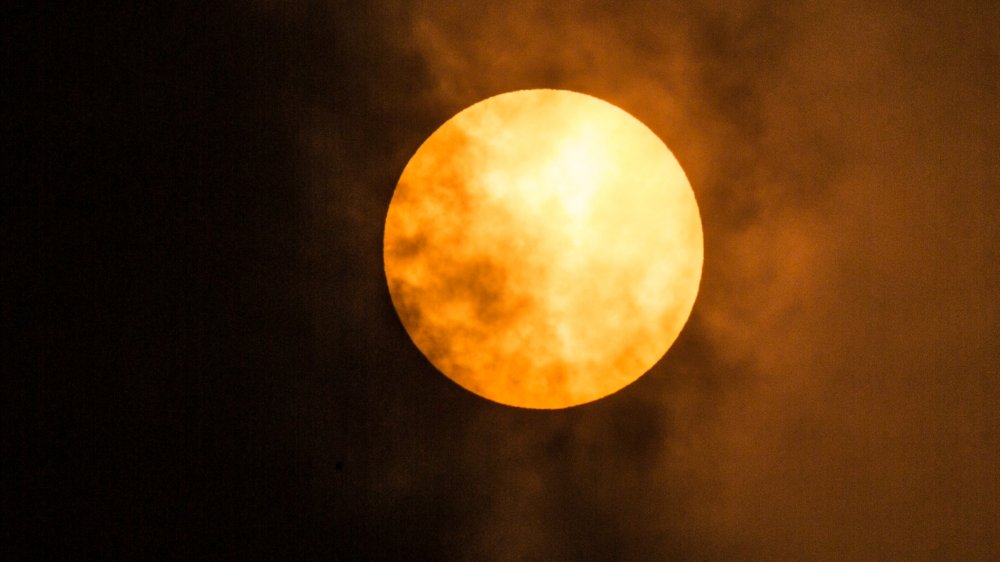 Saharan dust cloud in Mexico