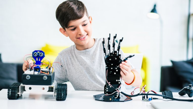 smart kid genius robot