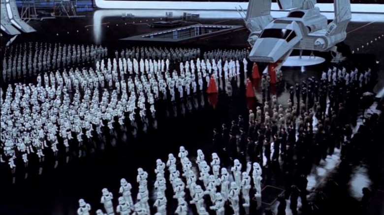 stormtroopers darth vader arrival