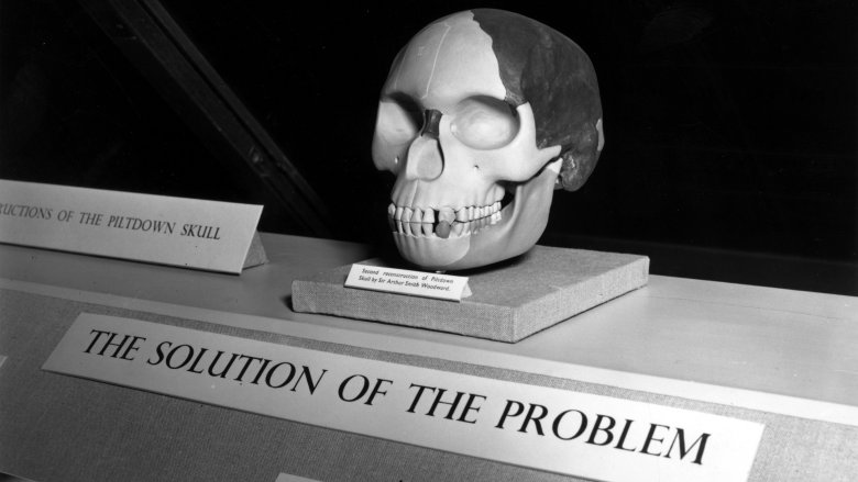 piltdown man skull