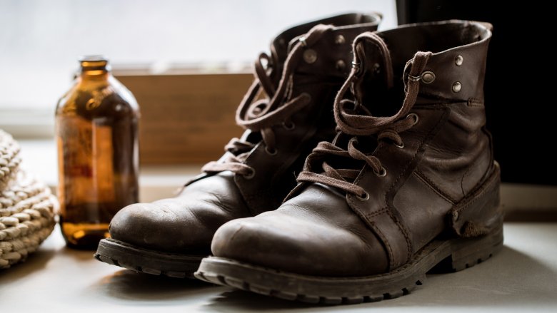 leather boots