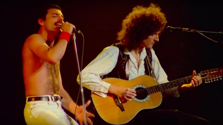 Freddie Mercury and Brian May
