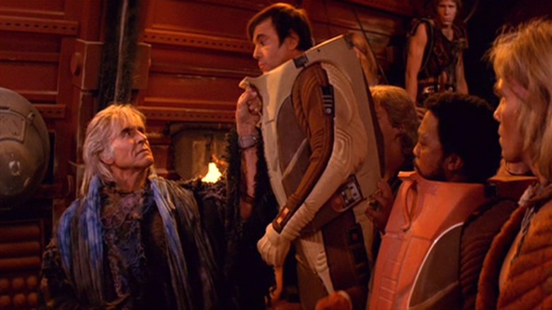 Khan lifting Chekov
